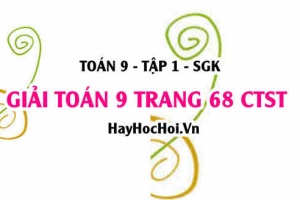 Giải Toán 9 trang 68 tập 1 Chân trời sáng tạo SGK